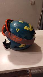 Casco da sci bambino + occhiali 