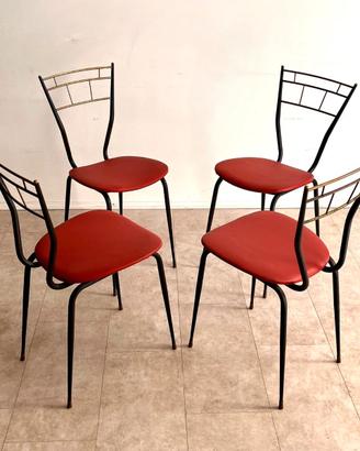 Set 4 Sedie Anni '60 design