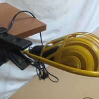 Lampada Lumina Igloo con morsetto nera