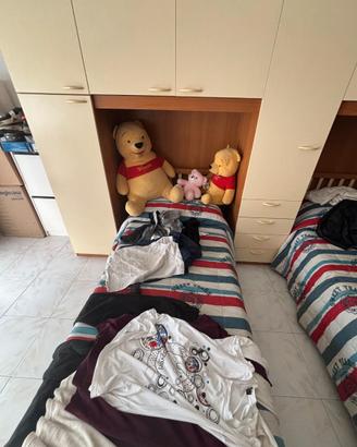 Camera da letto completa con armadio a ponte  350€