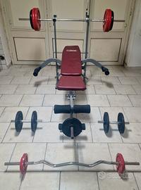 Panca Rovera con pesi! Manubri con pesi!