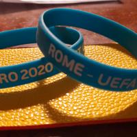 UEFA EURO2020 - 2 braccialetti silicone turchese