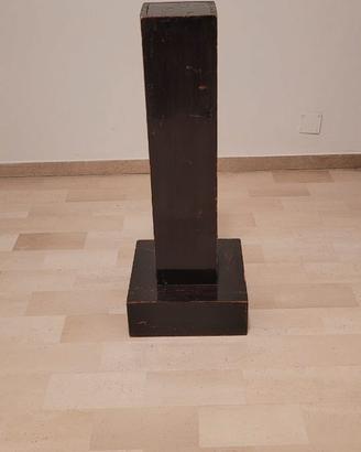 Colonna/piedistallo in legno vintage