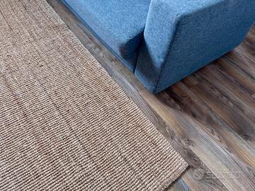 Tappeto, tessitura piatta, naturale, 160x230 cm