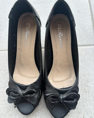 Scarpe Décolleté nere donna n.37 nuove mai usate