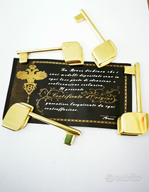 Chiavi grezze in ottone lucido