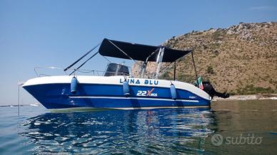 Barca walkaround 22 piedi