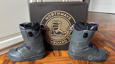 Scarpone da snowboard Northwave Dahila Grigio e vi