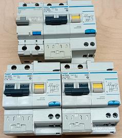 4 magnetotermico differenziale hager c16 16a 4500