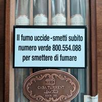 Scatola 4 sigari Casa Turrent 1880