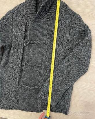 Cardigan Guess grigio uomo