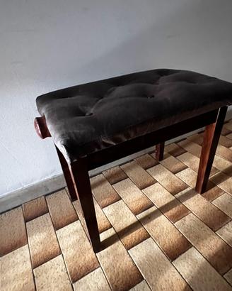 Sgabello pianoforte regolabile
