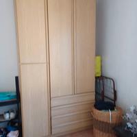  armadio e letto singolo con doghe 