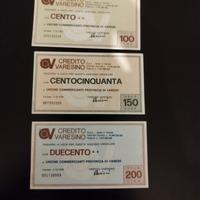 mini assegni Credito Varesino 