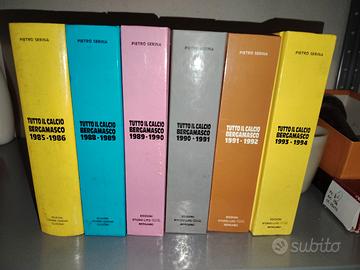 Libri - N. 6 volumi Tutto il calcio bergamasco