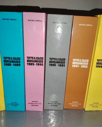Libri - N. 6 volumi Tutto il calcio bergamasco