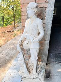 Statua  Alpino in cemento e polvere di marmo