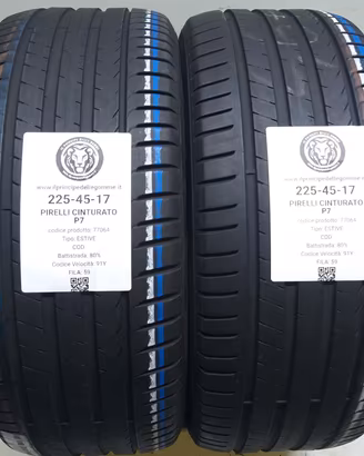 2 GOMME 225 45 17 PIRELLI A77064