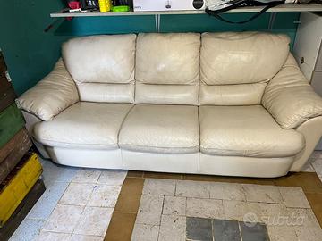 Dicano in pelle bianco - Arredamento e Casalinghi In vendita a Bergamo
