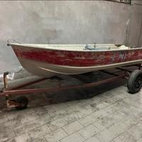 Barca Canadian 370 In Alluminio Con Carrello