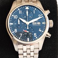 IWC Pilot Cronografo Blu 41 mm IW388102 Milano