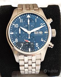 IWC Pilot Cronografo Blu 41 mm IW388102 Milano