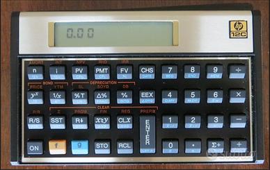 Calcolatrice Finanziaria HP 12C RPN Modello Recent