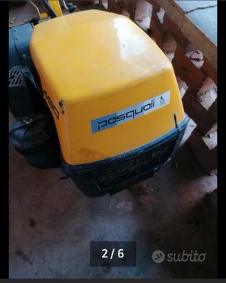 Motocoltivatore Pasquali 490 con fresa e rimorchio