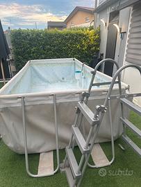 Piscina bestway 412x201x122h+pompa a sabbia