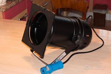 12 riflettori Spot PAR 64 neri