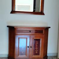 Mobile in legno + piccolo scaffale angolare