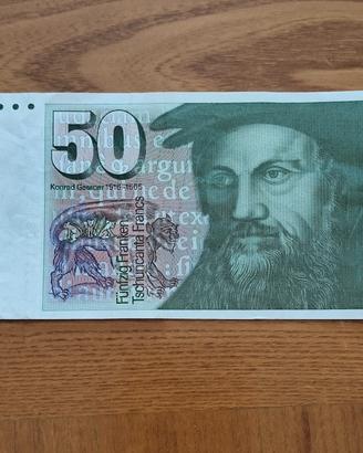 Banconota 50 Franchi Svizzeri 1976