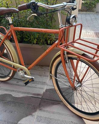 Bici Olmo Darsena 26" da uomo – Arancio e Verde