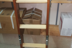 Scaletta in legno per motoscafi e barche