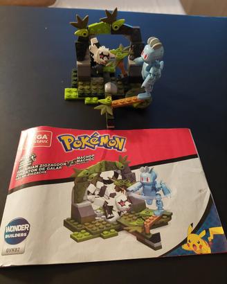 Pokemon Mega Construc Galarian Zigzagoon vs Machop