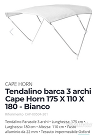 Tendalino barca nuovo