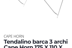 Tendalino barca nuovo