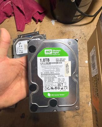 Hardisk WesternDigital 1TB Formattato
