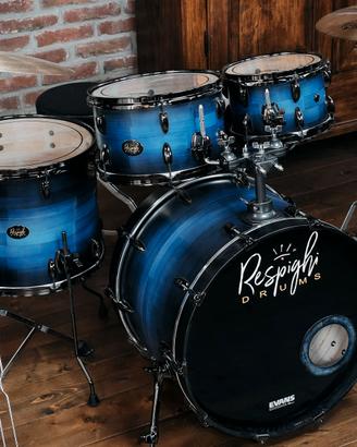 Batteria custom Respighi nuova pioppo frassino pro