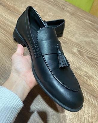 Mocassini eleganti neri scarpe