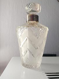 Bottiglia in cristallo anni 1930, Art Decò
