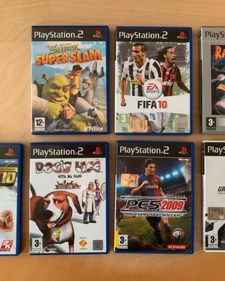 Giochi Playstation 2 PS2 + Gran Turismo + FIFA PES