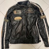 Giacca rider in pelle da donna