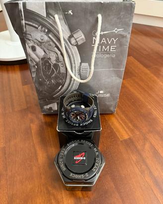 orologio G-Shock GA-2200-2A Blu/Oro