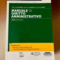 Manuale di diritto amministrativo  2026