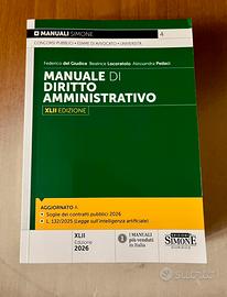 Manuale di diritto amministrativo  2026