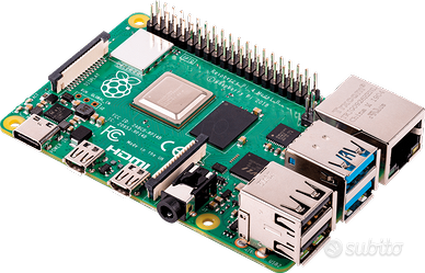 RASPBERRY PI 4 Model B 4GB+Case+Dissipatore+SD