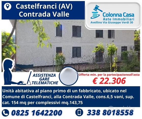 Appartamento in Contrada Valle a Castelfranci