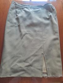 Gonna midi vintage a tubino con spacco - Tag