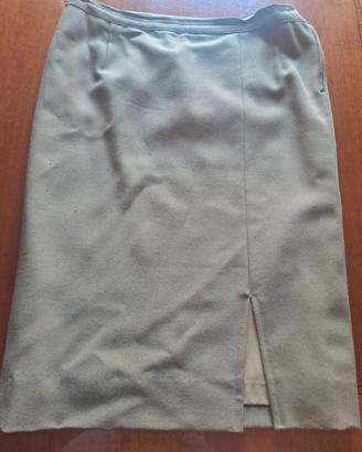 Gonna midi vintage a tubino con spacco - Tag